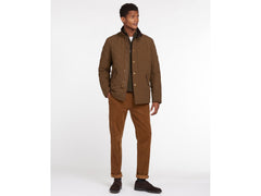 -Rainwater's -Barbour - Outerwear - Barbour Shoveler Quilted Jacket In Dark Olive -