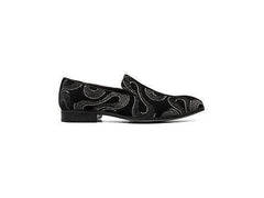 -Rainwater's -Stacy Adams - Shoes - Stacy Adams Suave Formal Loafer in Silver and Black -