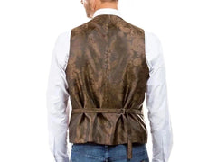 -Rainwater's -Rainwater's - Suits - Tweed Vest In Brown -