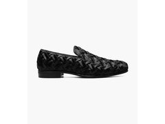 -Rainwater's -Stacy Adams - Men's Shoes - Savoir Plain Toe Satin Weave Loafer -