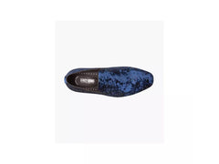 -Rainwater's -Stacy Adams - Shoes - Stacy Adams Stelar Velvet With Color Flecks Formal Loafer in Navy -