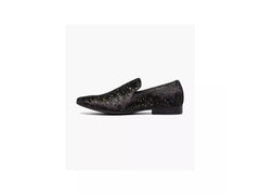 -Rainwater's -Stacy Adams - Shoes - Stacy Adams Stelar Velvet With Color Flecks Formal Loafer in Black -