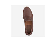 - -USA Name Brand - Shoes - Baldwin Lug Penny In Mahogany Scotch Grain -