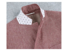 -Rainwater's -Rainwater's - Sport Coats & Blazers - Rainwater's Cranberry Cotton & Linen Blend Sport Coat -