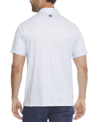 Flag & Anthem Cashiers Geo Dot Performance Polo In White