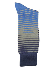 Rainwater's Mercerized Cotton Striped Dress Sock - Rainwater's Men's Clothing and Tuxedo Rental