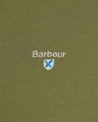 Barbour Tartan Pique Polo in Burnt Olive - Rainwater's Men's Clothing and Tuxedo Rental