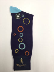 Rainwater's Mercerized Cotton Circle Dress Socks - Rainwater's Men's Clothing and Tuxedo Rental