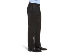 Rainwater's Fine Tropical Weight Man Made Fabric in Black Classic Fit Slacks - Rainwater's Men's Clothing and Tuxedo Rental