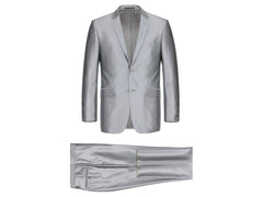 Luster Slim Fit Suit in Silver - Rainwater's Men's Clothing and Tuxedo Rental