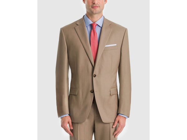 Rainwater's Camel Modern Fit Super 140's Wool Suit - Rainwater's Men's Clothing and Tuxedo Rental