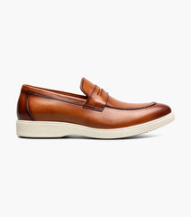 Stacy Adams Spencer Moc Toe Penny Loafer in Tan