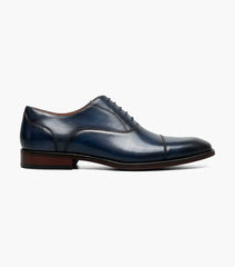 Florsheim Sorrento Lux Cap Toe Balmoral Oxford In Navy