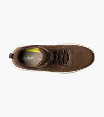 Florsheim Fleet Perf Toe Elastic Lace Sneaker in Brown