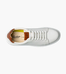 Florsheim Social Lace To Toe Sneaker In White