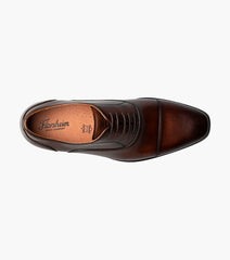 Florsheim Sorrento Lux  Cap Toe Balmoral Oxford In Brown