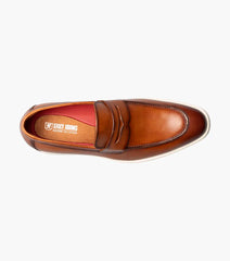 Stacy Adams Spencer Moc Toe Penny Loafer in Tan