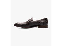 -Rainwater's -Stacy Adams - Shoes - Stacy Adams Ferdinand Croc Bit Loafer In Black -