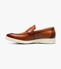 Stacy Adams Spencer Moc Toe Penny Loafer in Tan