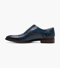 Florsheim Sorrento Lux Cap Toe Balmoral Oxford In Navy