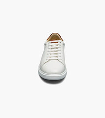 Florsheim Social Lace To Toe Sneaker In White