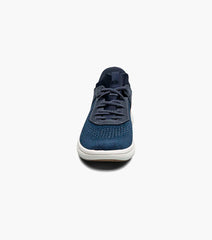 Florsheim Fleet Knit Elastic Lace Sneaker in Navy