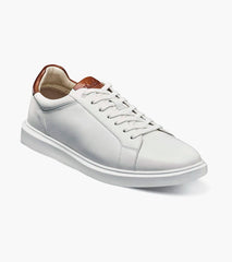 Florsheim Social Lace To Toe Sneaker In White