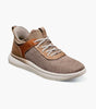 Florsheim Fleet Knit Elastic Lace Sneaker in Taupe