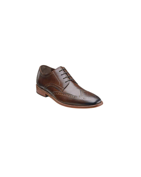 Florsheim Castellano Wingtip Oxford in Brown - Rainwater's Men's Clothing and Tuxedo Rental