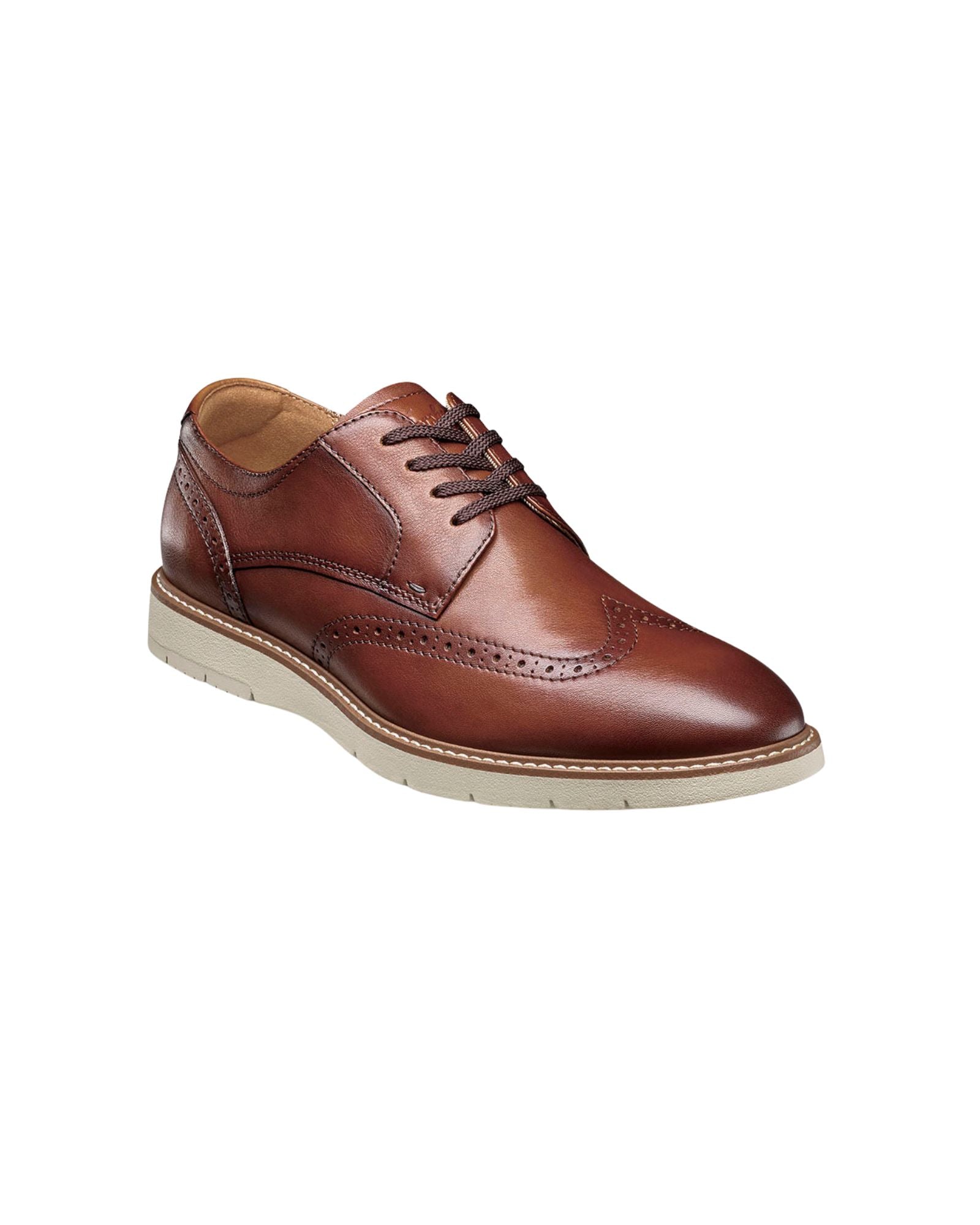 Florsheim Vibe Wingtip Oxford in Cognac