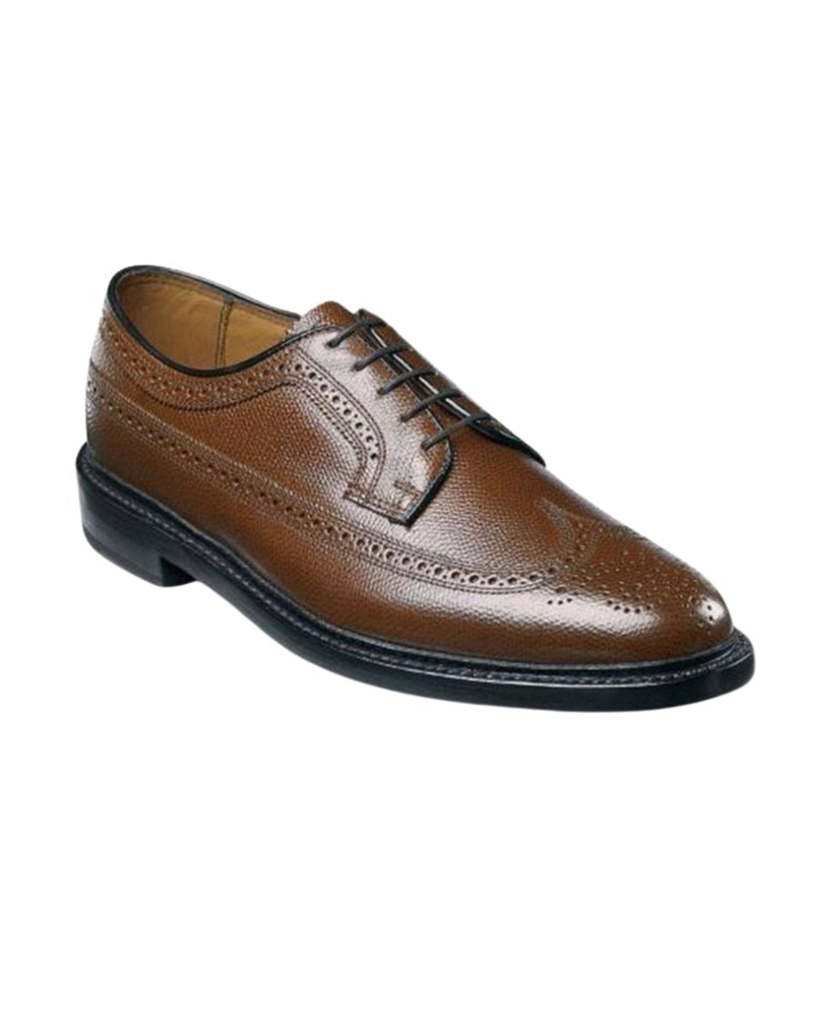 Florsheim Kenmoor Wingtip Oxford in Pebble Grain Cognac - Rainwater's Men's Clothing and Tuxedo Rental