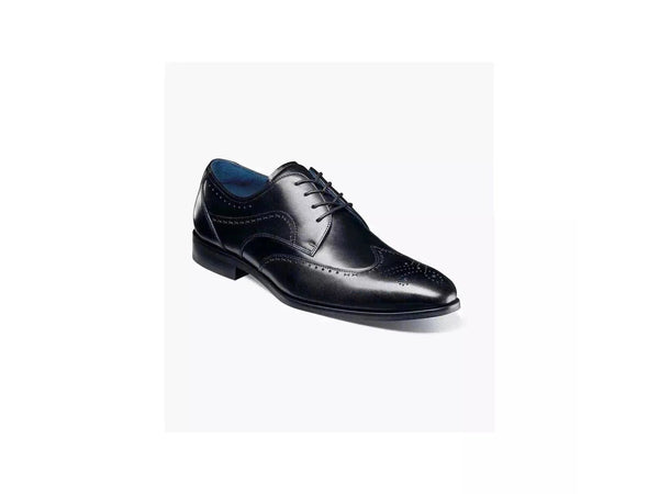 -Rainwater's -Stacy Adams - Shoes - Stacy Adams Brayden Wingtip Oxford in Black -