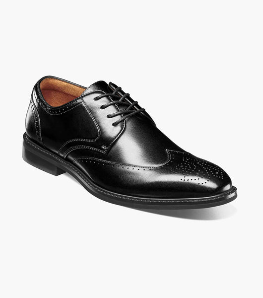 Stacy Adams Bennett Wingtip Oxford in Black