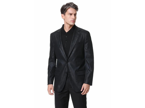 -Rainwater's -Rainwater's - Sport Coats - Micro Suede Sport Coat In Black -