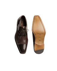 Mezlan Soka Lace-Up Captoe in Brown - Rainwater's Men's Clothing and Tuxedo Rental