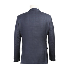 English Laundry Peak Lapel Slim Fit Suit In Grey Muted Plaid
