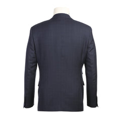 English Laundry Peak Lapel Slim Fit Suit In Char Blue Heather