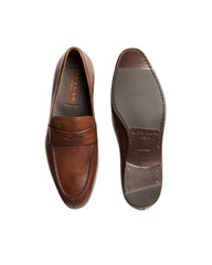 Mezlan Bradley II Penny Loafer in Cognac - Rainwater's Men's Clothing and Tuxedo Rental