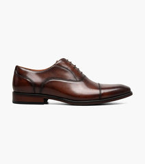 Florsheim Sorrento Lux  Cap Toe Balmoral Oxford In Brown