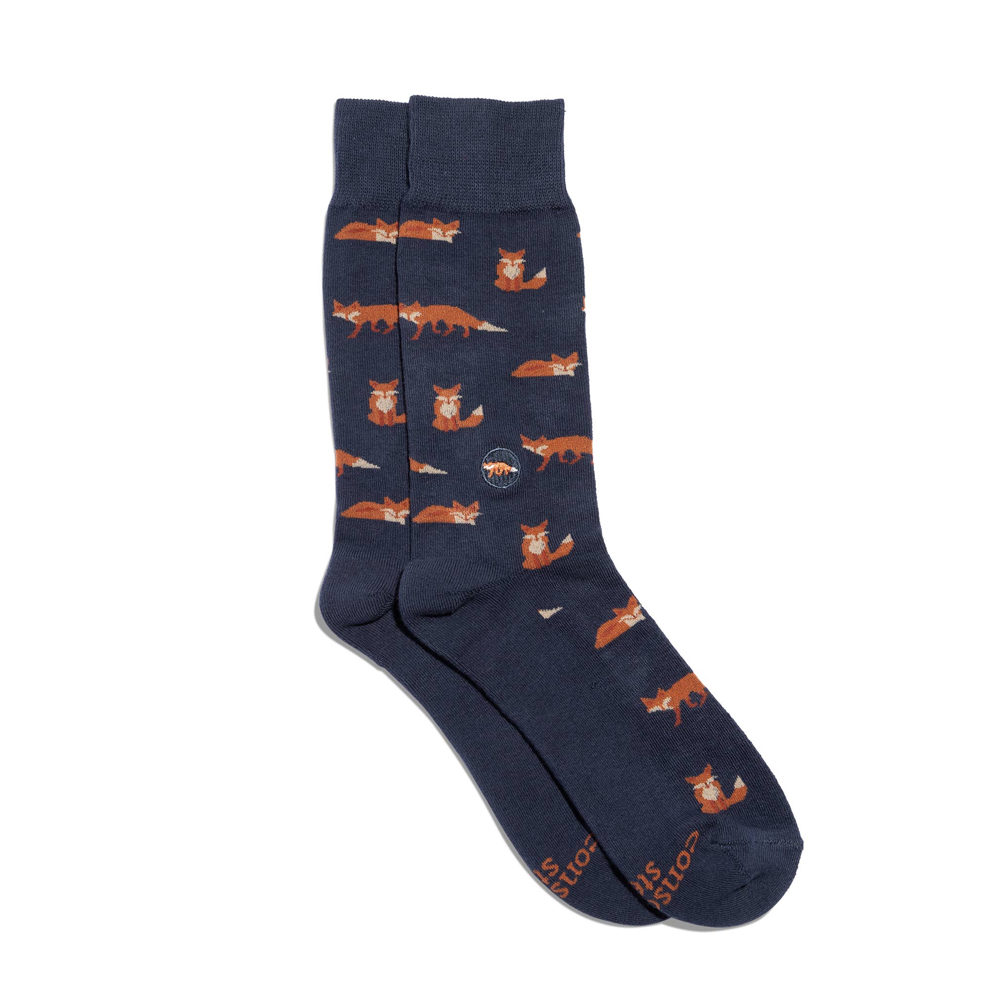 Fox Socks that Protect Foxes | Gifts for Nature Lovers: Medium