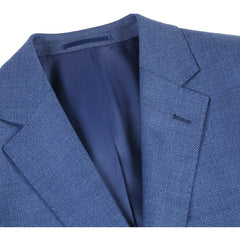 Rainwater's Luxury Collection Wool classic Fit Suit In Blue Nailhead