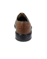 Florsheim Kenmoor Wingtip Oxford in Pebble Grain Cognac - Rainwater's Men's Clothing and Tuxedo Rental