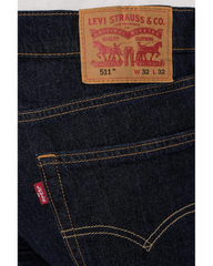 Levi's 511 Slim Straight Stretch Dark Denim Jeans