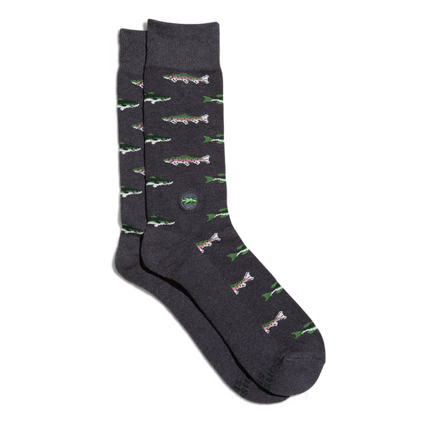 Fish Socks that Protect National Parks | Fish - Outdoorsy Gifts: Medium