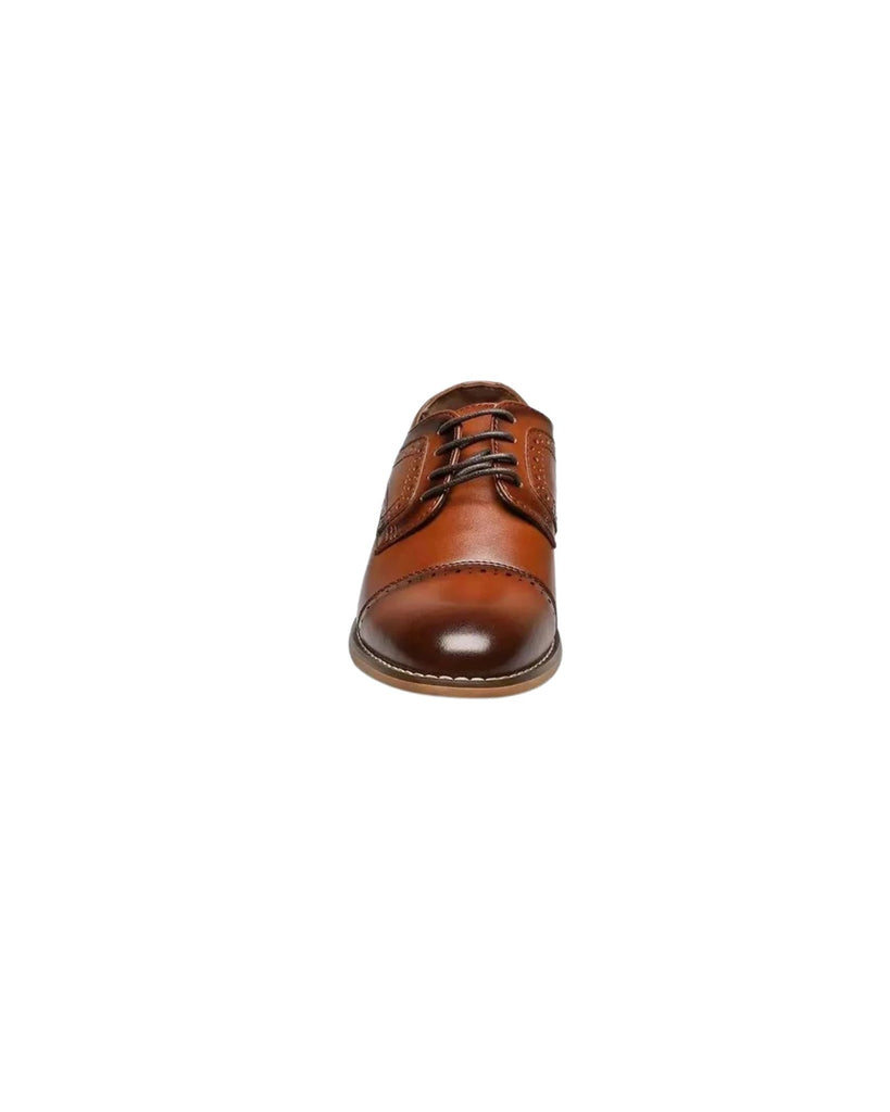 Stacy Adams Dickinson Jr. Boys Dress Shoes in Cognac | Rainwater's Stacy Adams Dickinson Jr. Boys Dress Shoes in Cognac | Rainwater's