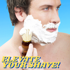 GENTS Wood Synthetic Shaving Brush 4 1/4