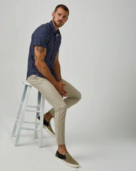 7 Diamonds Infinity Chino Slim Fit In Khaki