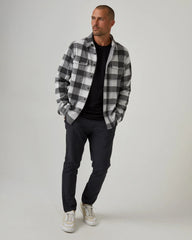 7 Diamonds Infinity Chino Slim Fit In Charcoal