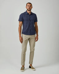 7 Diamonds Infinity Chino Slim Fit In Khaki