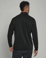 7 Diamonds Rev Quarter Zip, 1/4 Zip Pullover In Black